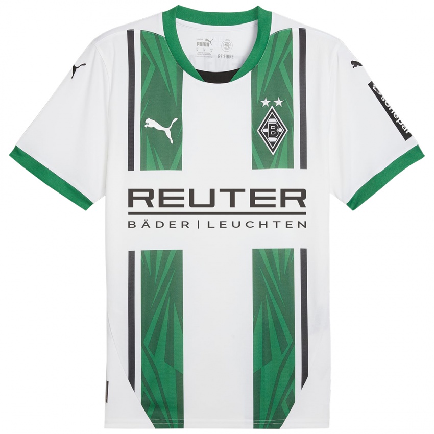 Kinderen Jule Dallmann #4 Wit Groen Thuisshirt Thuistenue 2024/25 T-Shirt België