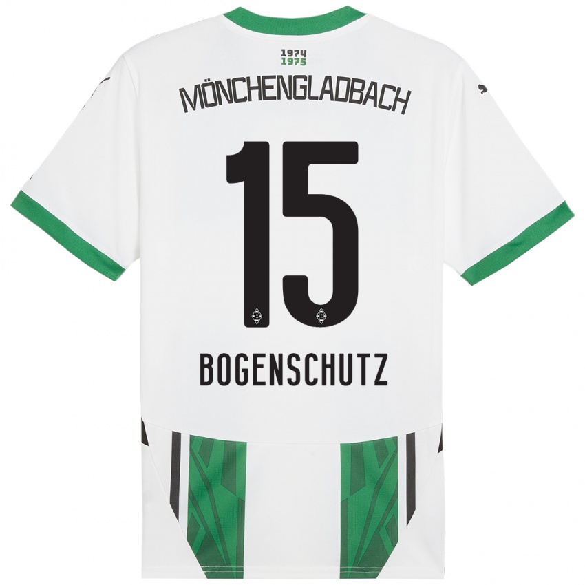 Enfant Maillot Kerstin Bogenschutz #15 Blanc Vert Tenues Domicile 2024/25 T-Shirt Belgique