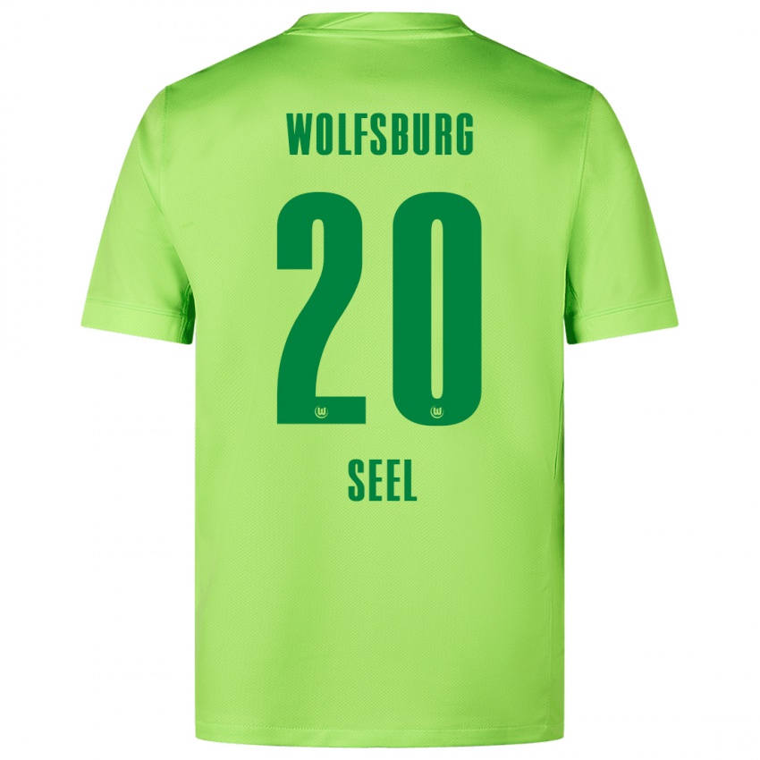 Kinder William Seel #20 Fluoreszierendes Grün Heimtrikot Trikot 2024/25 T-Shirt Belgien