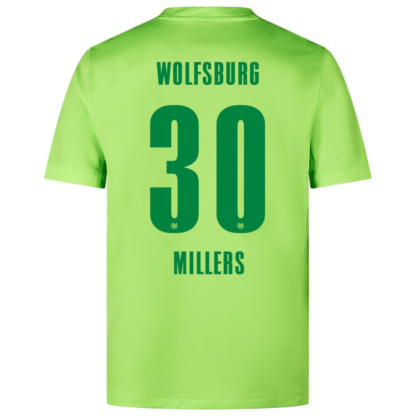 Kinder Kristers Millers #30 Fluoreszierendes Grün Heimtrikot Trikot 2024/25 T-Shirt Belgien