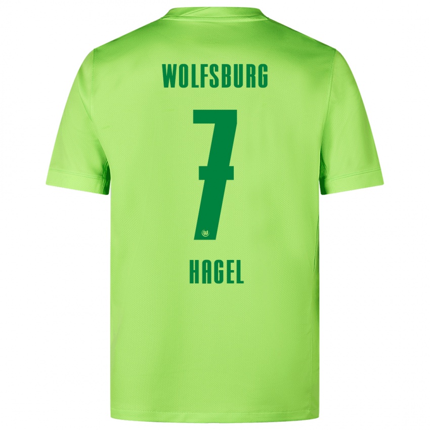 Kinderen Chantal Hagel #7 Fluorescerend Groen Thuisshirt Thuistenue 2024/25 T-Shirt België