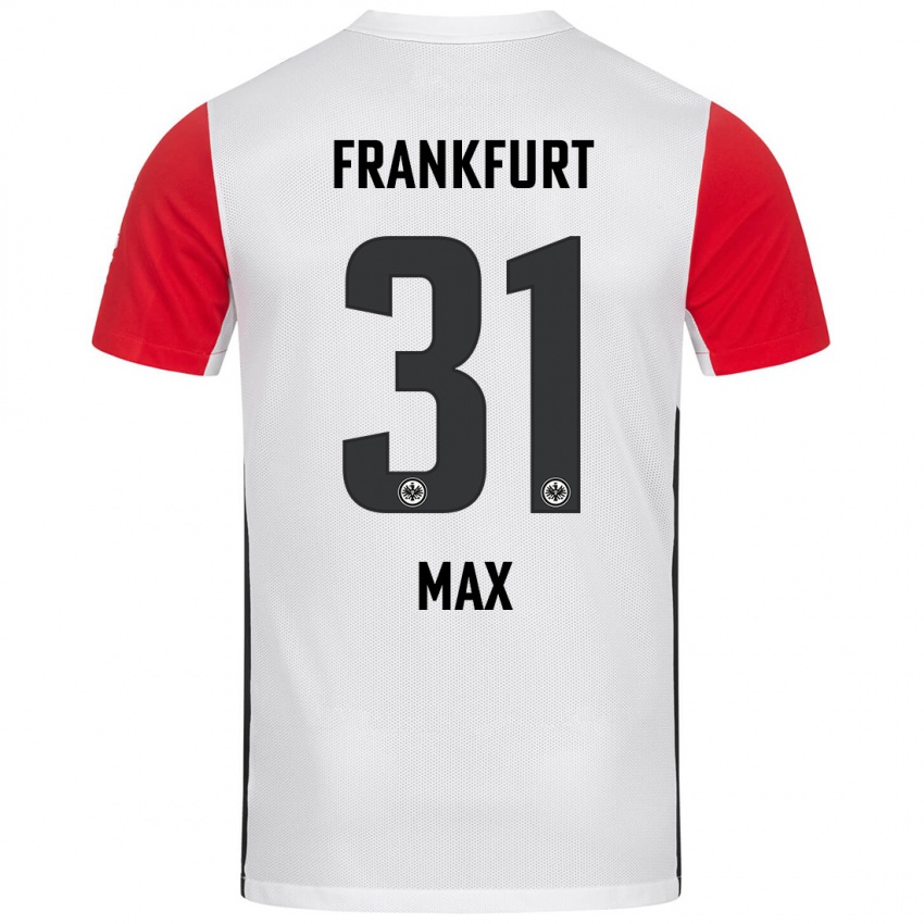 Kinder Philipp Max #31 Weiß Rot Heimtrikot Trikot 2024/25 T-Shirt Belgien