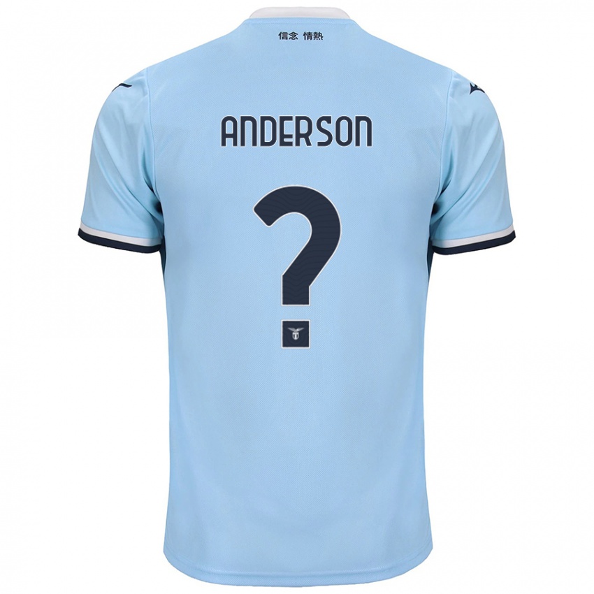 Kinderen André Anderson #0 Blauw Thuisshirt Thuistenue 2024/25 T-Shirt België