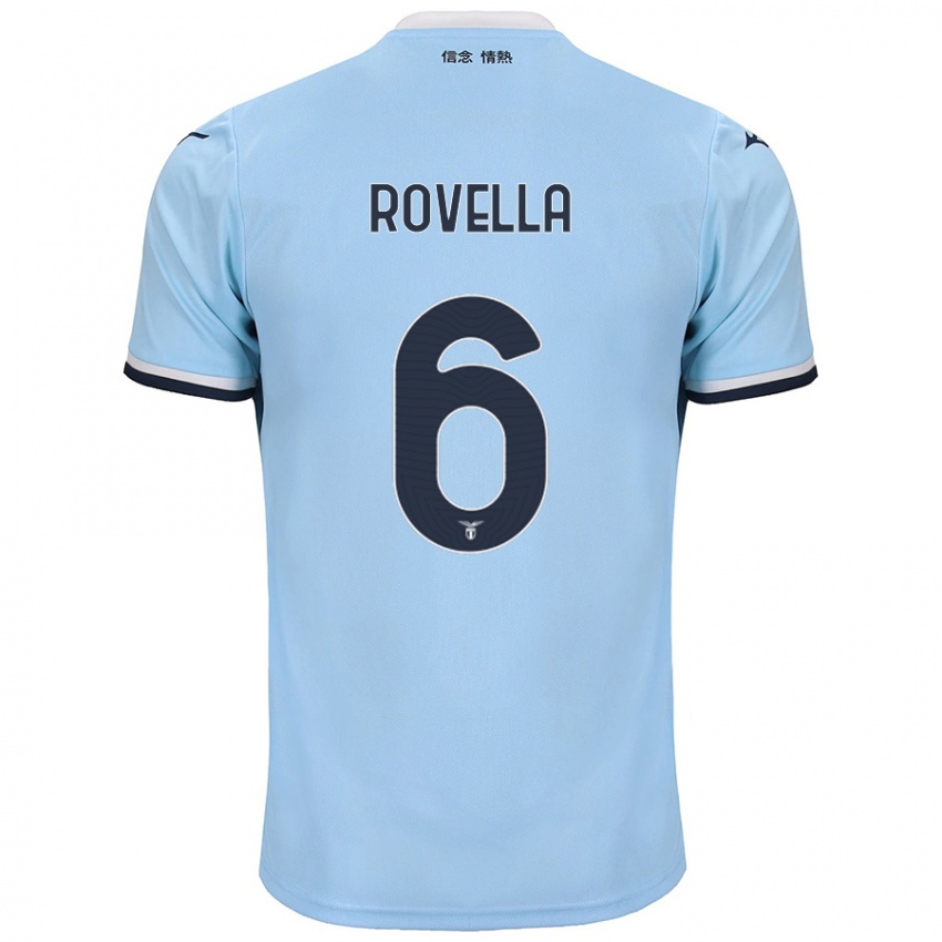 Kinderen Nicolo Rovella #6 Blauw Thuisshirt Thuistenue 2024/25 T-Shirt België