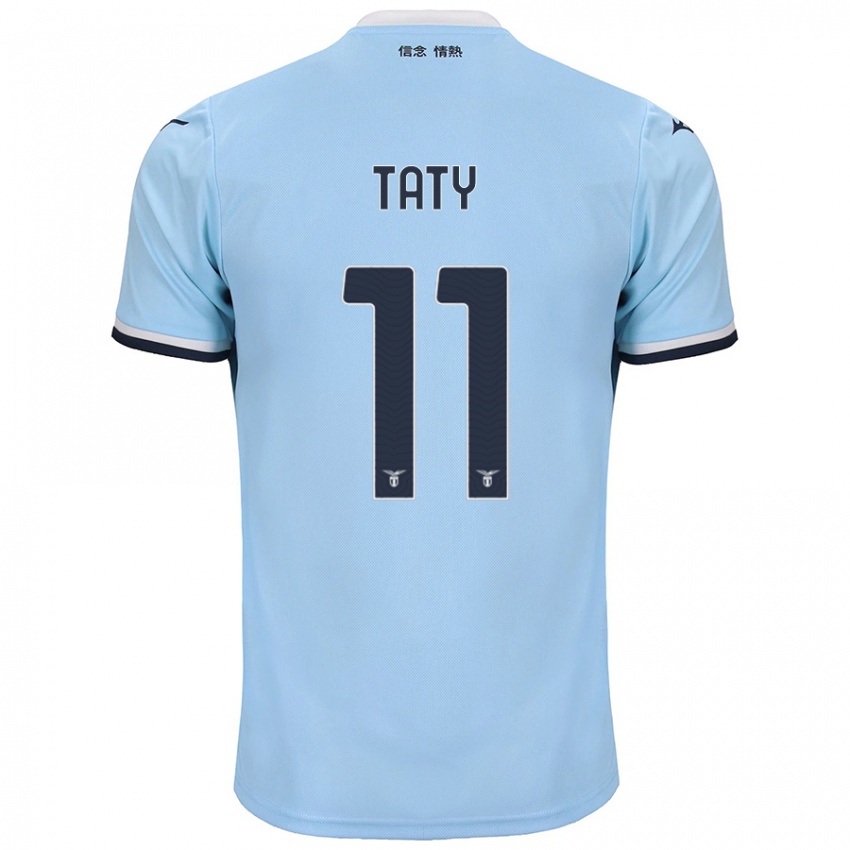 Kinderen Taty Castellanos #11 Blauw Thuisshirt Thuistenue 2024/25 T-Shirt België