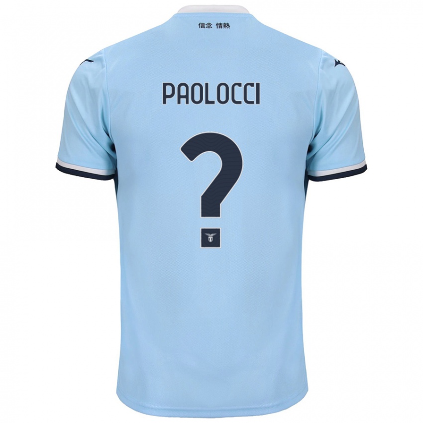 Kinderen Gabriele Paolocci #0 Blauw Thuisshirt Thuistenue 2024/25 T-Shirt België