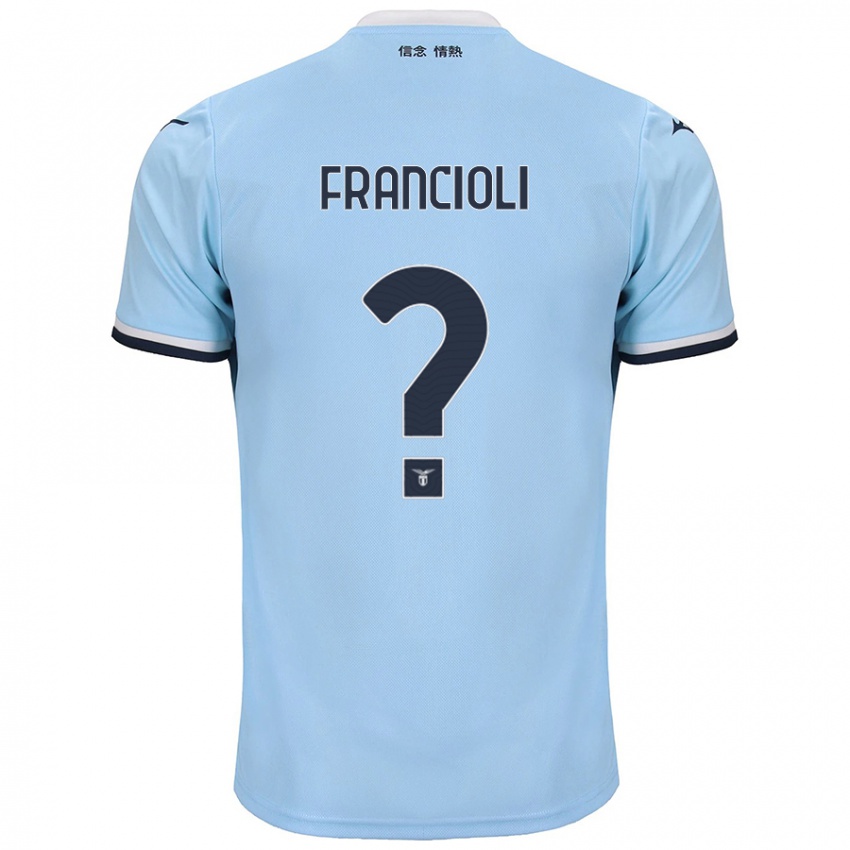 Kinderen Diego Francioli #0 Blauw Thuisshirt Thuistenue 2024/25 T-Shirt België