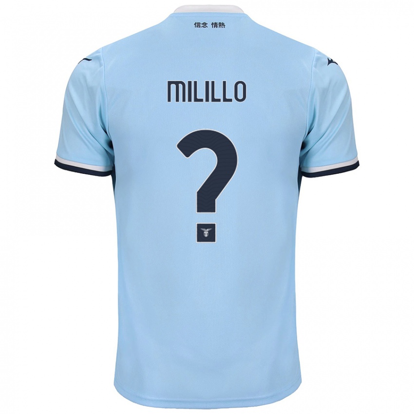 Kinderen Flavio Milillo #0 Blauw Thuisshirt Thuistenue 2024/25 T-Shirt België