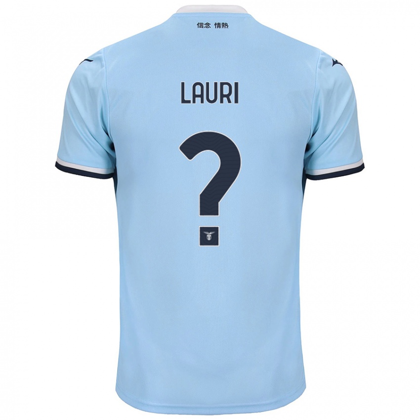 Kinderen Giacomo Lauri #0 Blauw Thuisshirt Thuistenue 2024/25 T-Shirt België