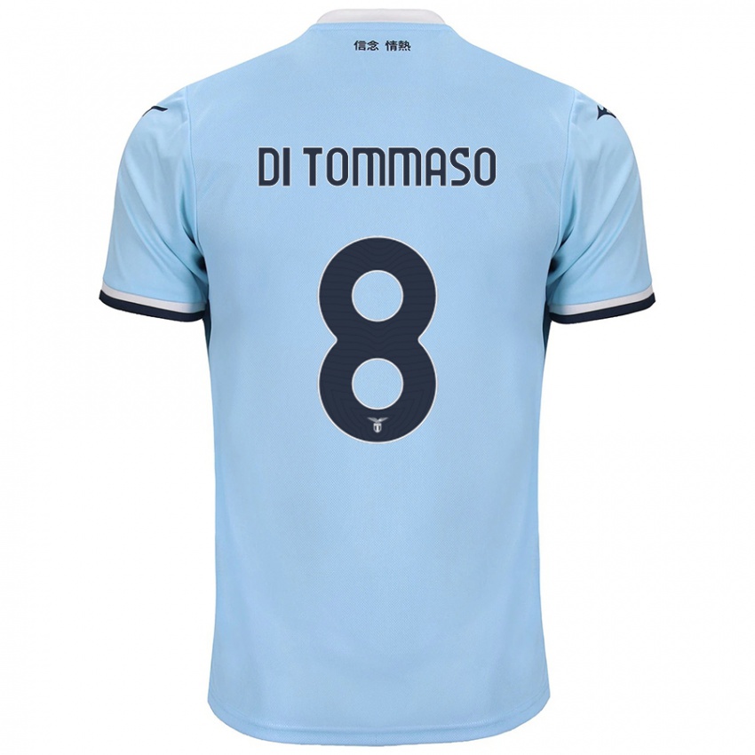 Kinderen Leonardo Di Tommaso #8 Blauw Thuisshirt Thuistenue 2024/25 T-Shirt België