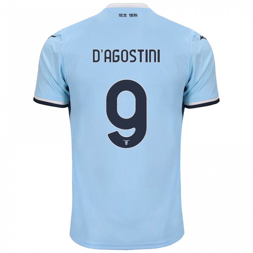 Kinder Lorenzo D'agostini #9 Blau Heimtrikot Trikot 2024/25 T-Shirt Belgien