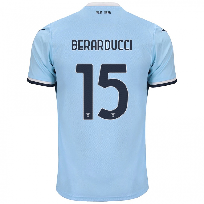 Kinderen Martina Berarducci #15 Blauw Thuisshirt Thuistenue 2024/25 T-Shirt België