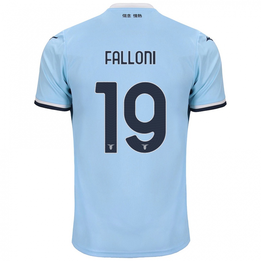 Kinderen Ludovica Falloni #19 Blauw Thuisshirt Thuistenue 2024/25 T-Shirt België