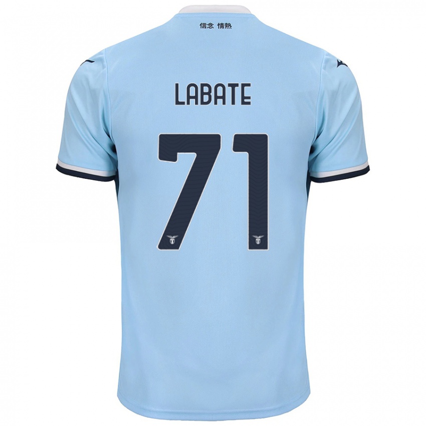 Kinderen Camilla Labate #71 Blauw Thuisshirt Thuistenue 2024/25 T-Shirt België