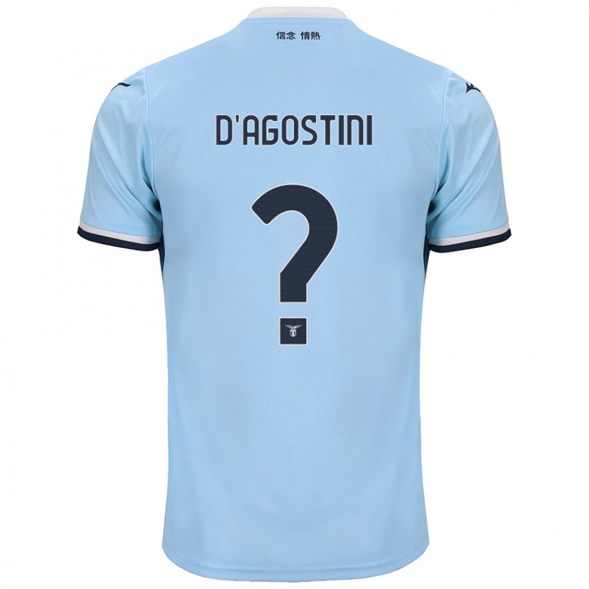 Kinderen Stefano D'agostini #0 Blauw Thuisshirt Thuistenue 2024/25 T-Shirt België