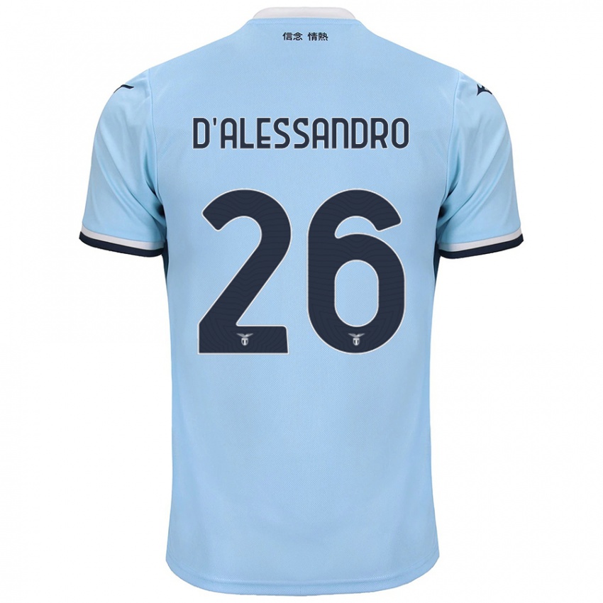 Kinderen Mattya D'alessandro #26 Blauw Thuisshirt Thuistenue 2024/25 T-Shirt België