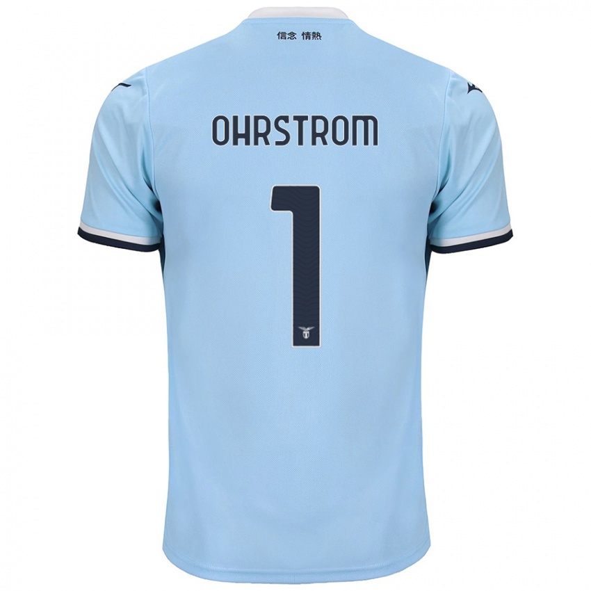 Kinderen Stephanie Ohrstrom #1 Blauw Thuisshirt Thuistenue 2024/25 T-Shirt België