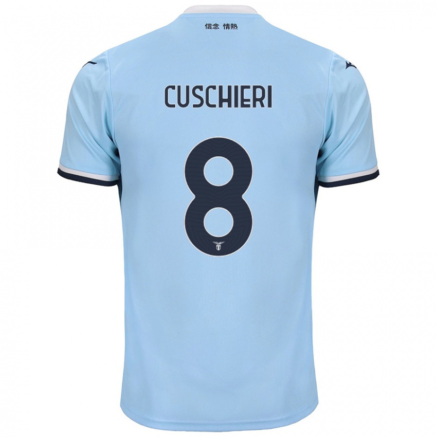 Kinderen Rachel Cuschieri #8 Blauw Thuisshirt Thuistenue 2024/25 T-Shirt België