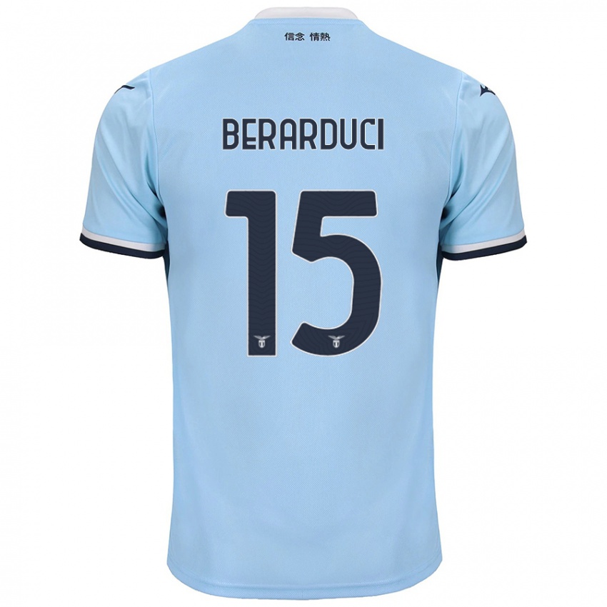 Kinderen Martina Berarduci #15 Blauw Thuisshirt Thuistenue 2024/25 T-Shirt België