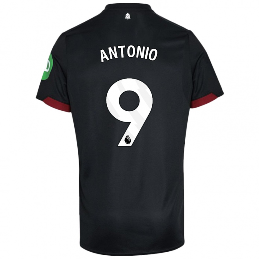 Kinderen Michail Antonio #9 Zwart Wit Uitshirt Uittenue 2024/25 T-Shirt België