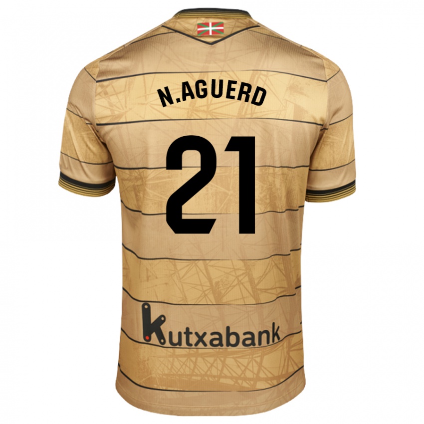 Enfant Maillot Nayef Aguerd #21 Noir Blanc Tenues Extérieur 2024/25 T-Shirt Belgique