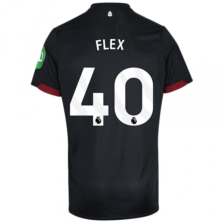 Kinder Armstrong Oko Flex #40 Schwarz Weiß Auswärtstrikot Trikot 2024/25 T-Shirt Belgien