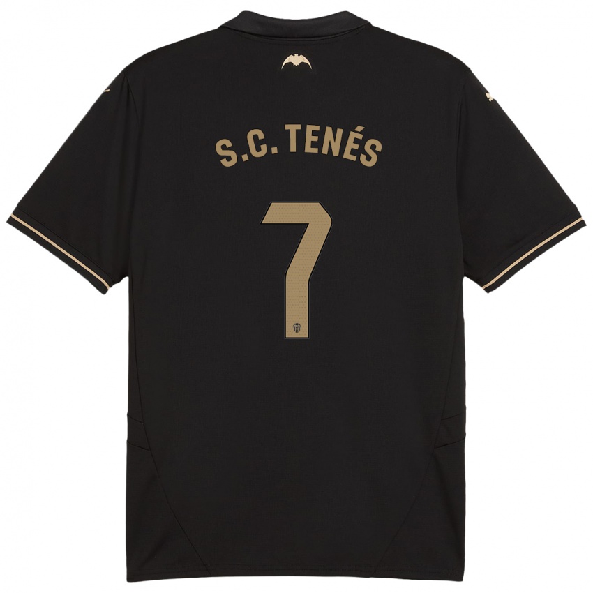 Enfant Maillot Sergi Canós #7 Noir Tenues Extérieur 2024/25 T-Shirt Belgique