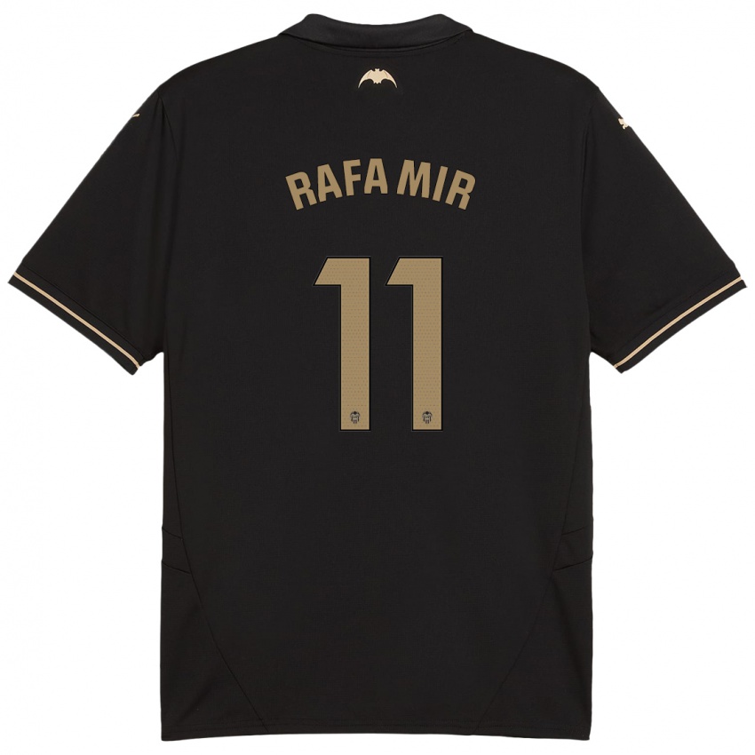 Enfant Maillot Rafa Mir #11 Noir Tenues Extérieur 2024/25 T-Shirt Belgique