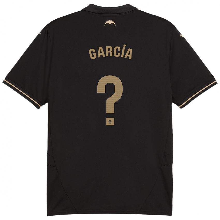 Enfant Maillot Víctor García #0 Noir Tenues Extérieur 2024/25 T-Shirt Belgique