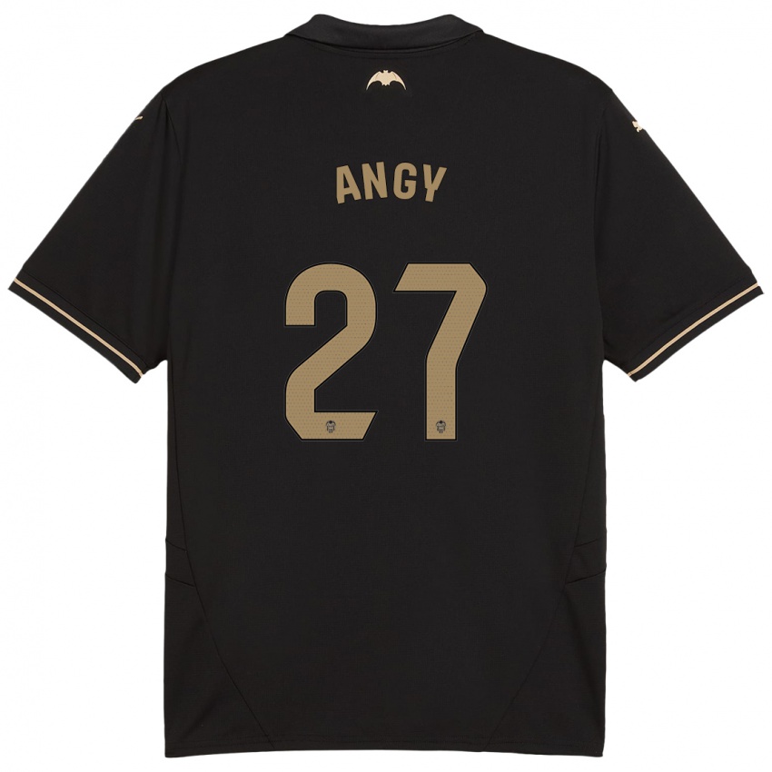 Enfant Maillot Angy #27 Noir Tenues Extérieur 2024/25 T-Shirt Belgique