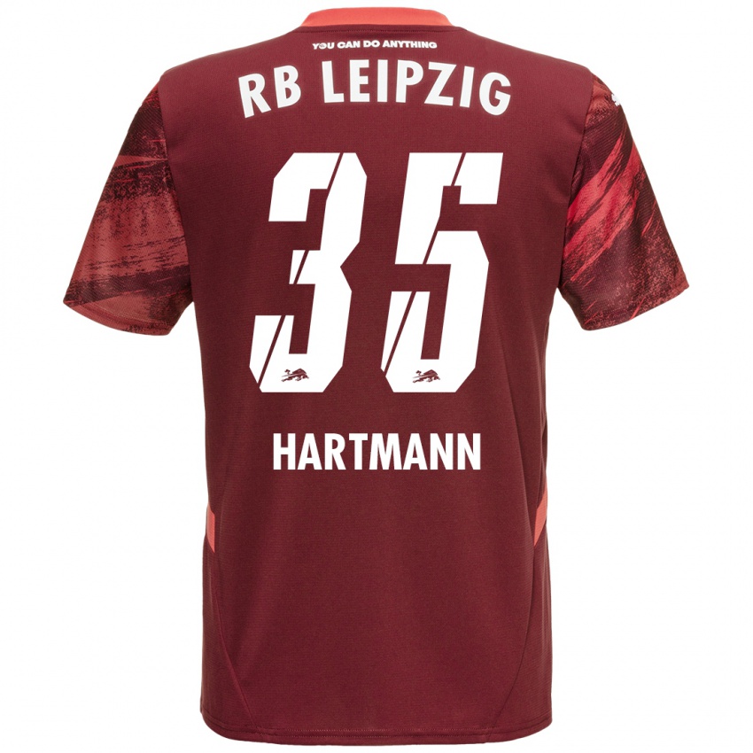 Enfant Maillot Fabrice Hartmann #35 Bordeaux Tenues Extérieur 2024/25 T-Shirt Belgique