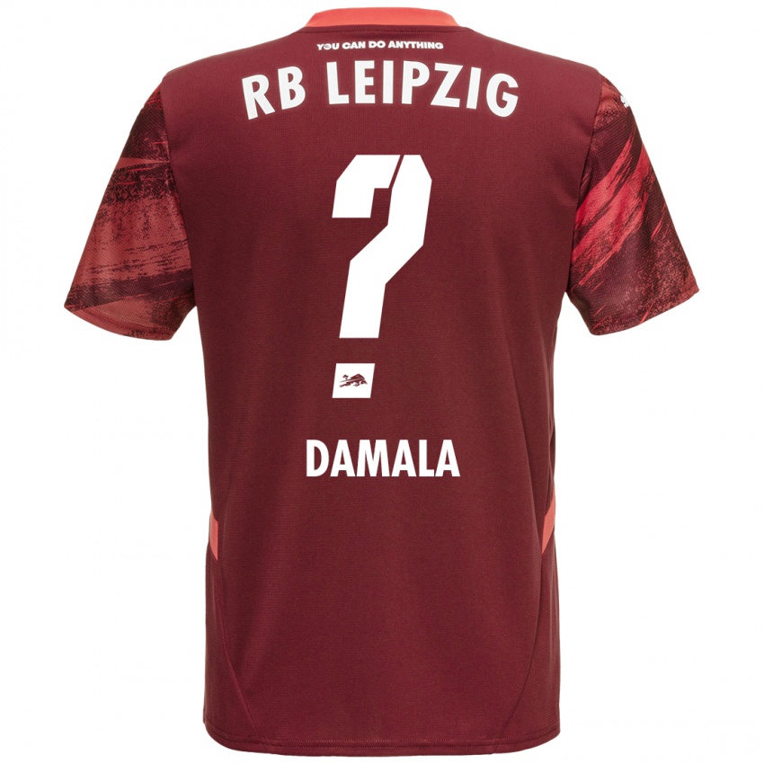 Enfant Maillot Bilal Damala #0 Bordeaux Tenues Extérieur 2024/25 T-Shirt Belgique