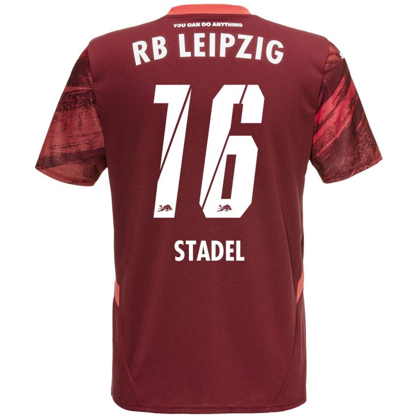 Enfant Maillot Maddox Stadel #16 Bordeaux Tenues Extérieur 2024/25 T-Shirt Belgique