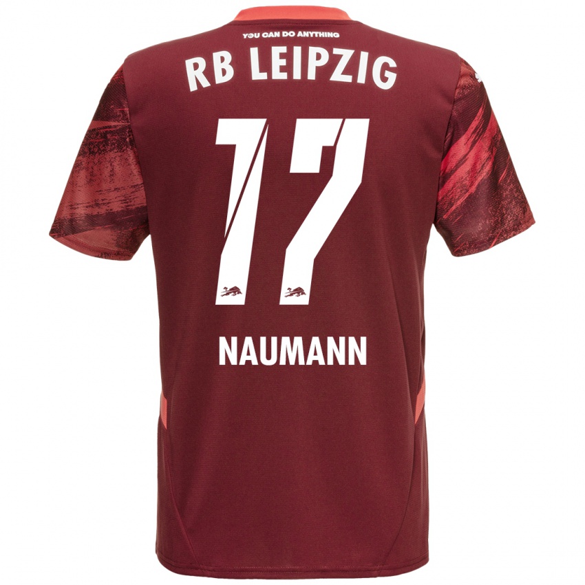 Enfant Maillot Carlos Naumann #17 Bordeaux Tenues Extérieur 2024/25 T-Shirt Belgique