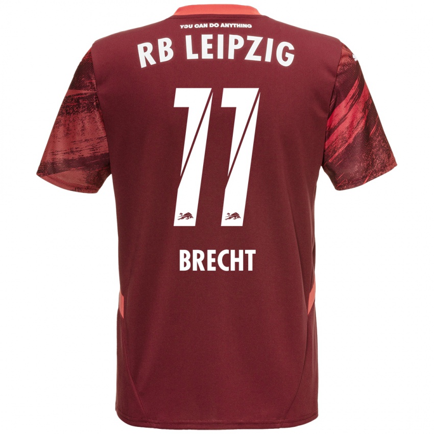 Enfant Maillot Barbara Brecht #11 Bordeaux Tenues Extérieur 2024/25 T-Shirt Belgique