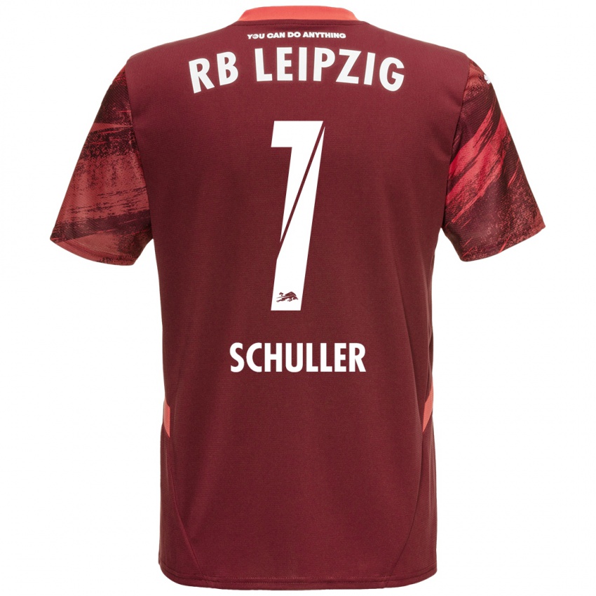 Enfant Maillot Gina Schüller #1 Bordeaux Tenues Extérieur 2024/25 T-Shirt Belgique