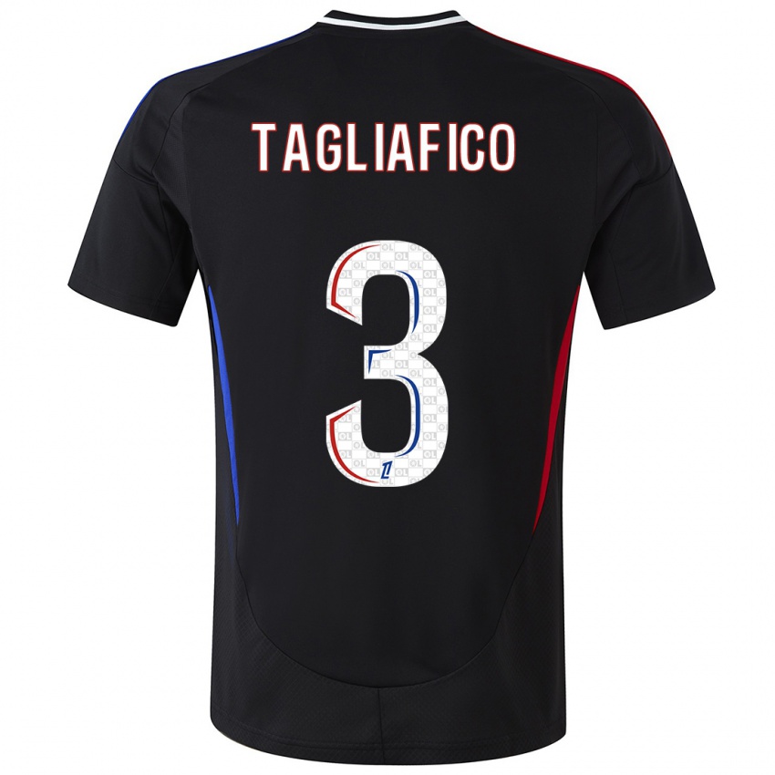 Kinderen Nicolas Tagliafico #3 Zwart Uitshirt Uittenue 2024/25 T-Shirt België