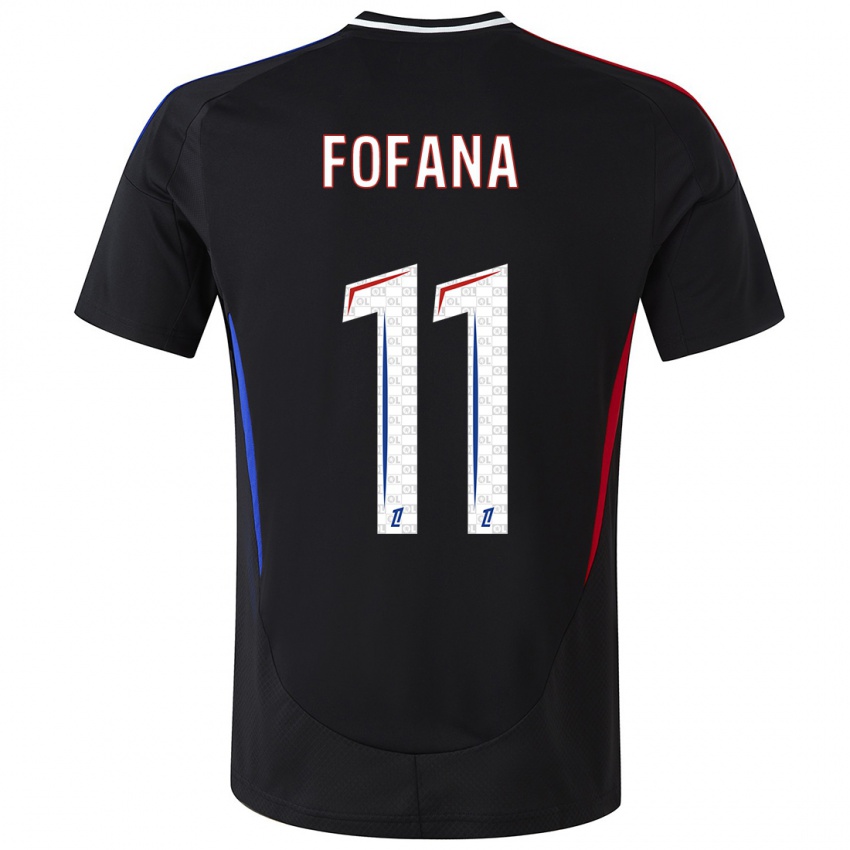 Kinderen Malick Fofana #11 Zwart Uitshirt Uittenue 2024/25 T-Shirt België