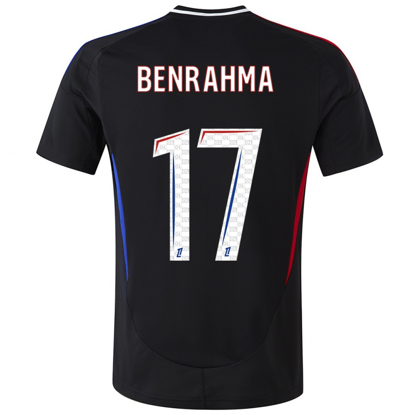 Kinderen Said Benrahma #17 Zwart Uitshirt Uittenue 2024/25 T-Shirt België