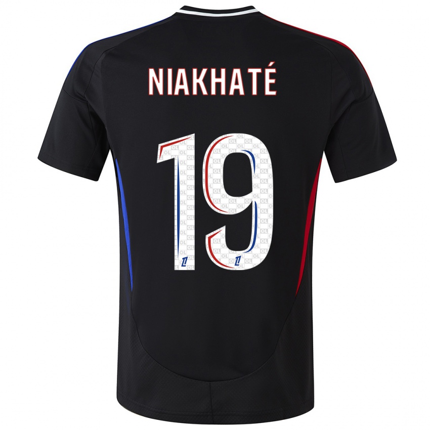 Kinderen Moussa Niakhaté #19 Zwart Uitshirt Uittenue 2024/25 T-Shirt België