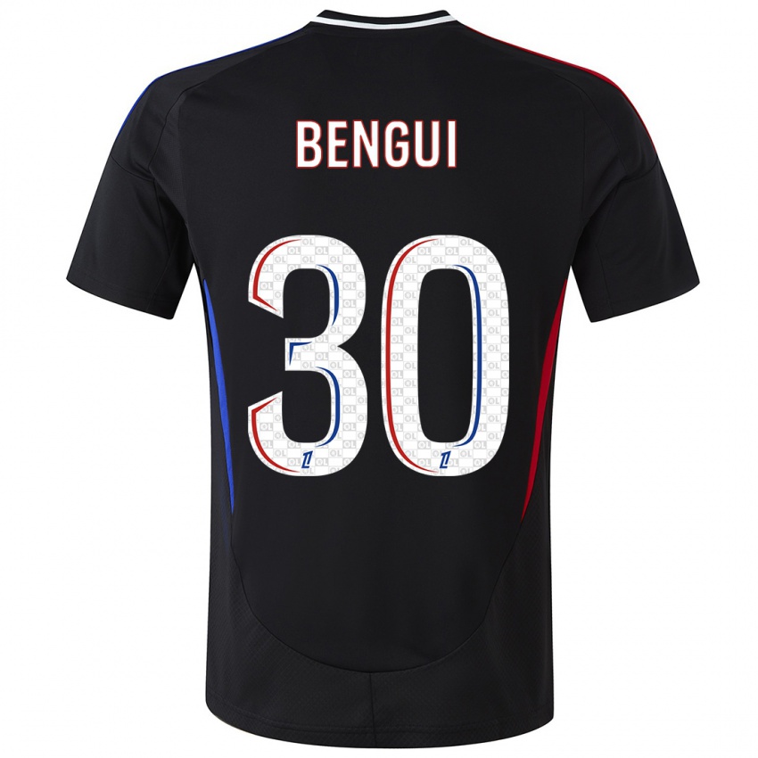 Kinderen Justin Bengui Joao #30 Zwart Uitshirt Uittenue 2024/25 T-Shirt België