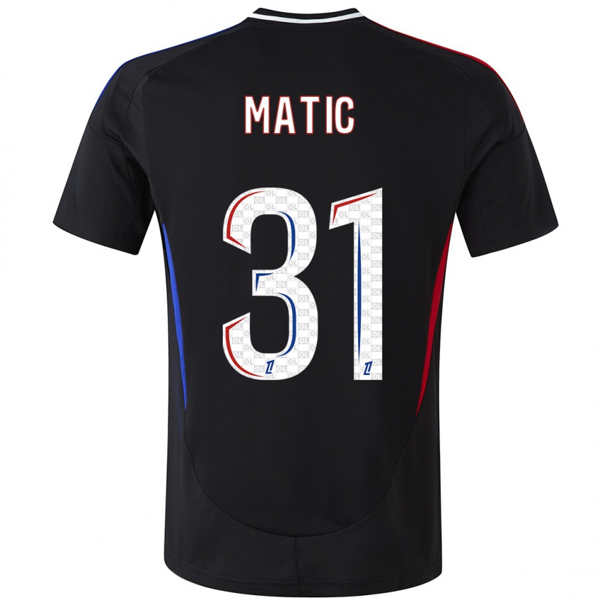 Kinderen Nemanja Matic #31 Zwart Uitshirt Uittenue 2024/25 T-Shirt België