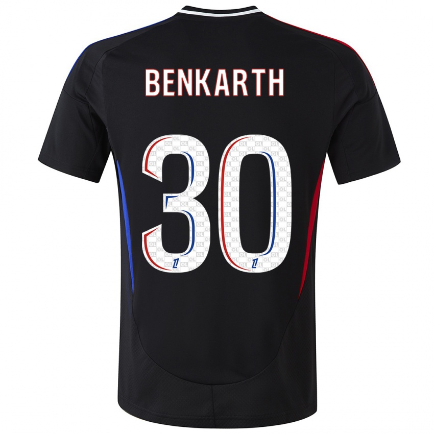 Kinderen Laura Benkarth #30 Zwart Uitshirt Uittenue 2024/25 T-Shirt België