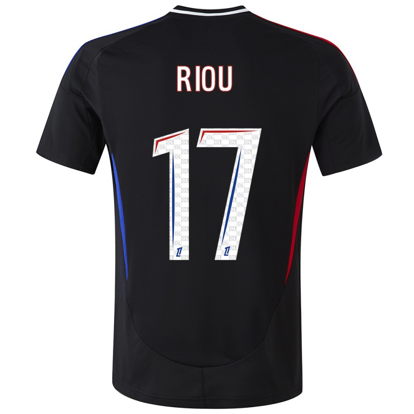 Kinderen Remy Riou #17 Zwart Uitshirt Uittenue 2024/25 T-Shirt België