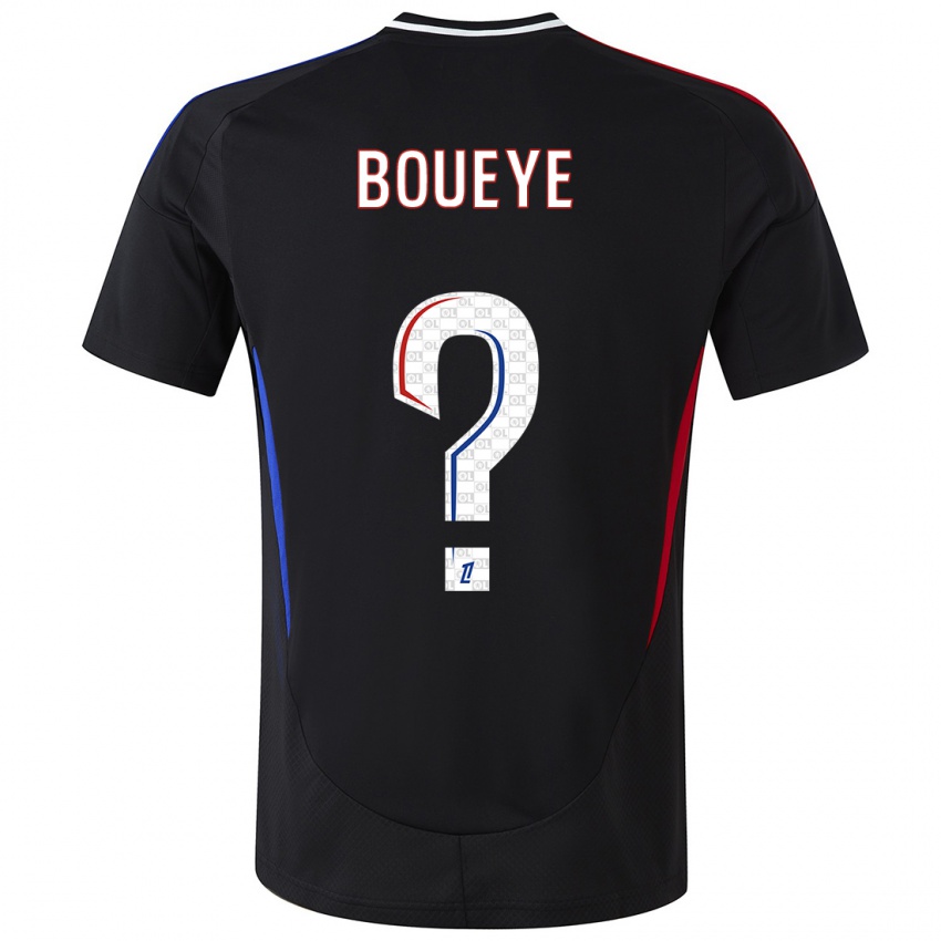 Kinderen Philippe Boueye #0 Zwart Uitshirt Uittenue 2024/25 T-Shirt België