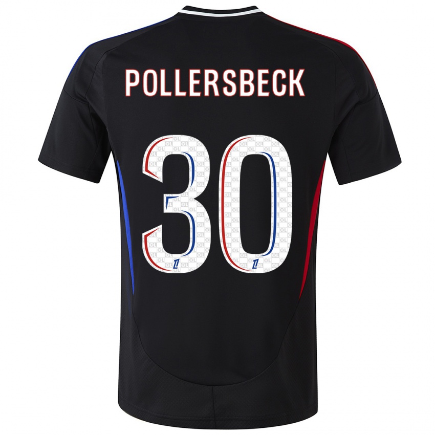 Kinderen Julian Pollersbeck #30 Zwart Uitshirt Uittenue 2024/25 T-Shirt België