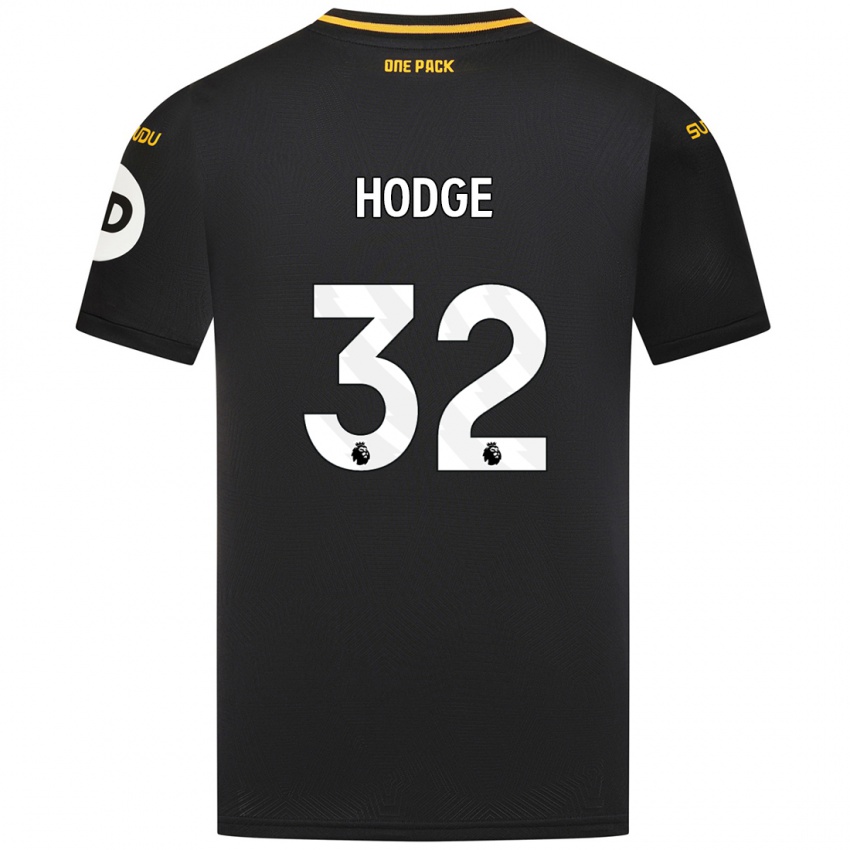 Enfant Maillot Joe Hodge #32 Noir Tenues Extérieur 2024/25 T-Shirt Belgique