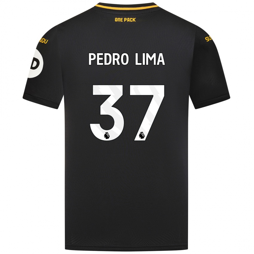 Enfant Maillot Pedro Lima #37 Noir Tenues Extérieur 2024/25 T-Shirt Belgique