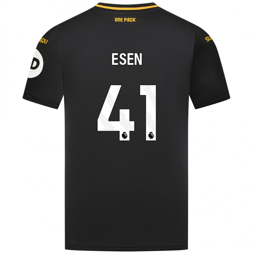 Enfant Maillot Josh Esen #41 Noir Tenues Extérieur 2024/25 T-Shirt Belgique