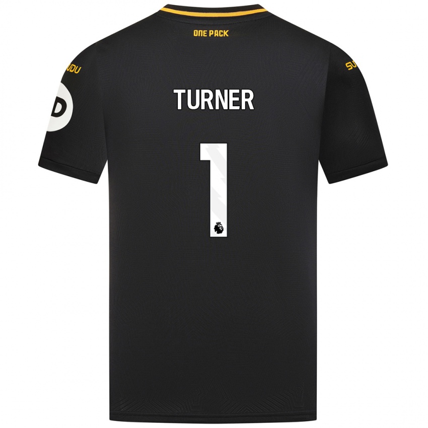 Enfant Maillot Shannon Turner #1 Noir Tenues Extérieur 2024/25 T-Shirt Belgique